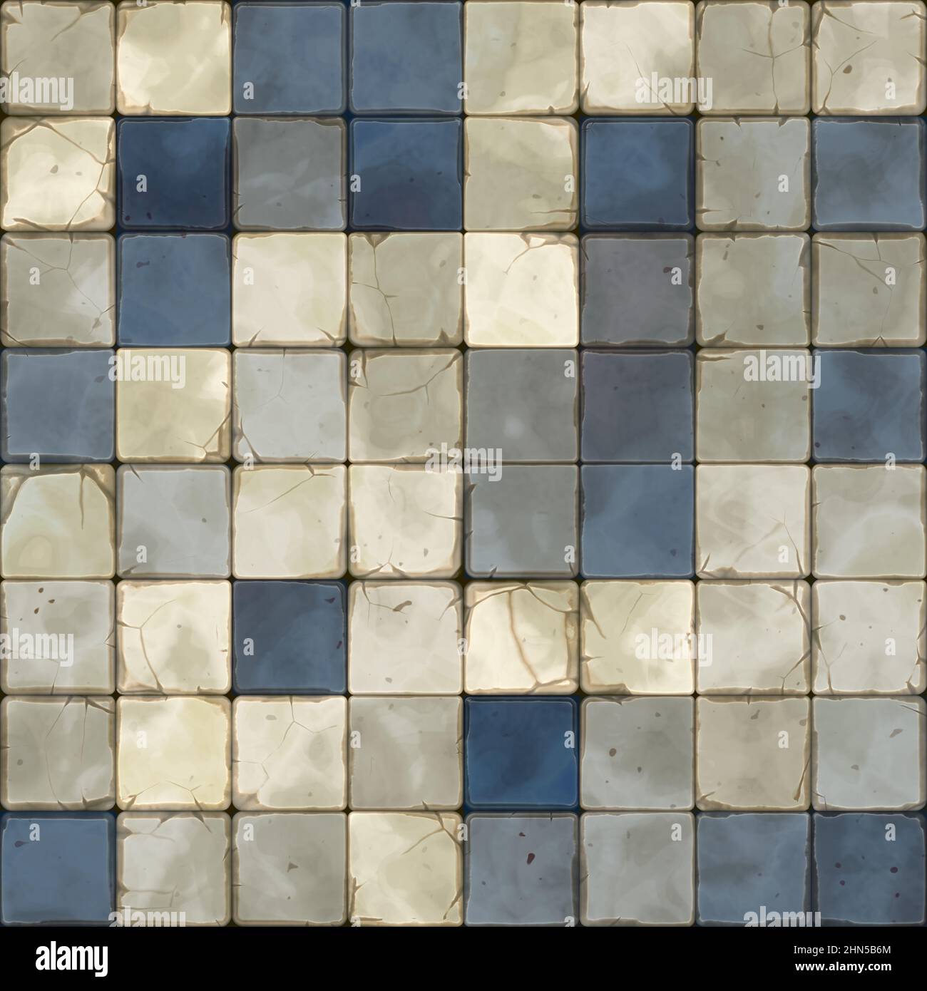 Cartoon seamless stone pavement tiles pattern, brick wall texture, cracked  rock paver, gray street tiles top view. Ground blocks background, ancient o  Stock Photo - Alamy