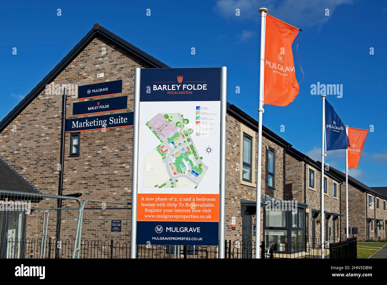 New Housing development Barley Folde by Mulgrave Properties