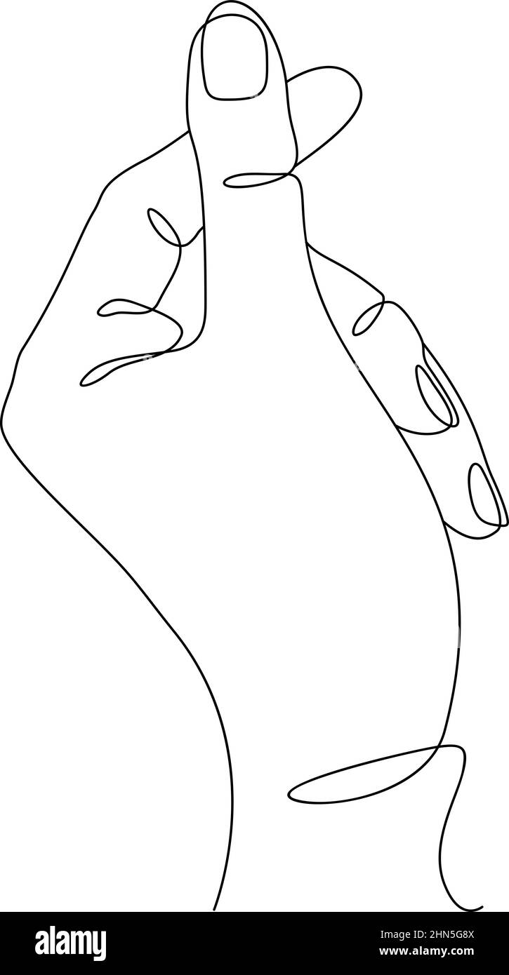 Continuous line drawing of heart love. Single one line art of