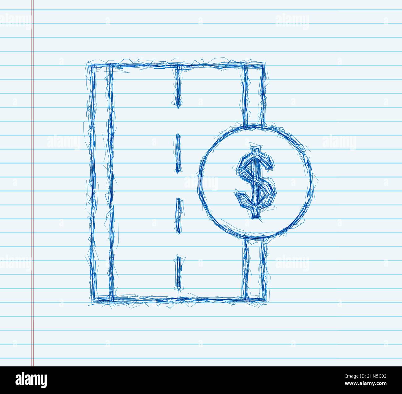 Toll road sketch icon. Toll road Vector stock illustration Stock Vector ...