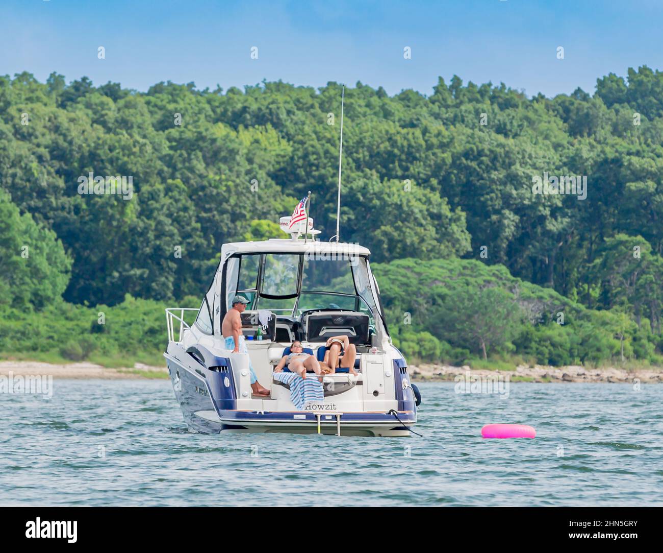 Sag Harbor Boat Party Stock Photo