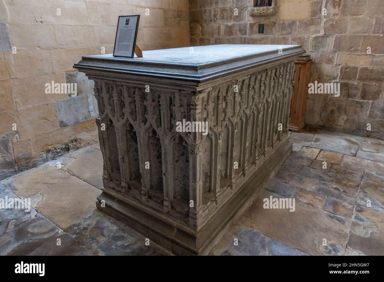 The tomb of Henry Percy, 4th Earl of Northumberland, inside Beverley Minster in Beverley, East Riding of Yorkshire,UK. Stock Photo