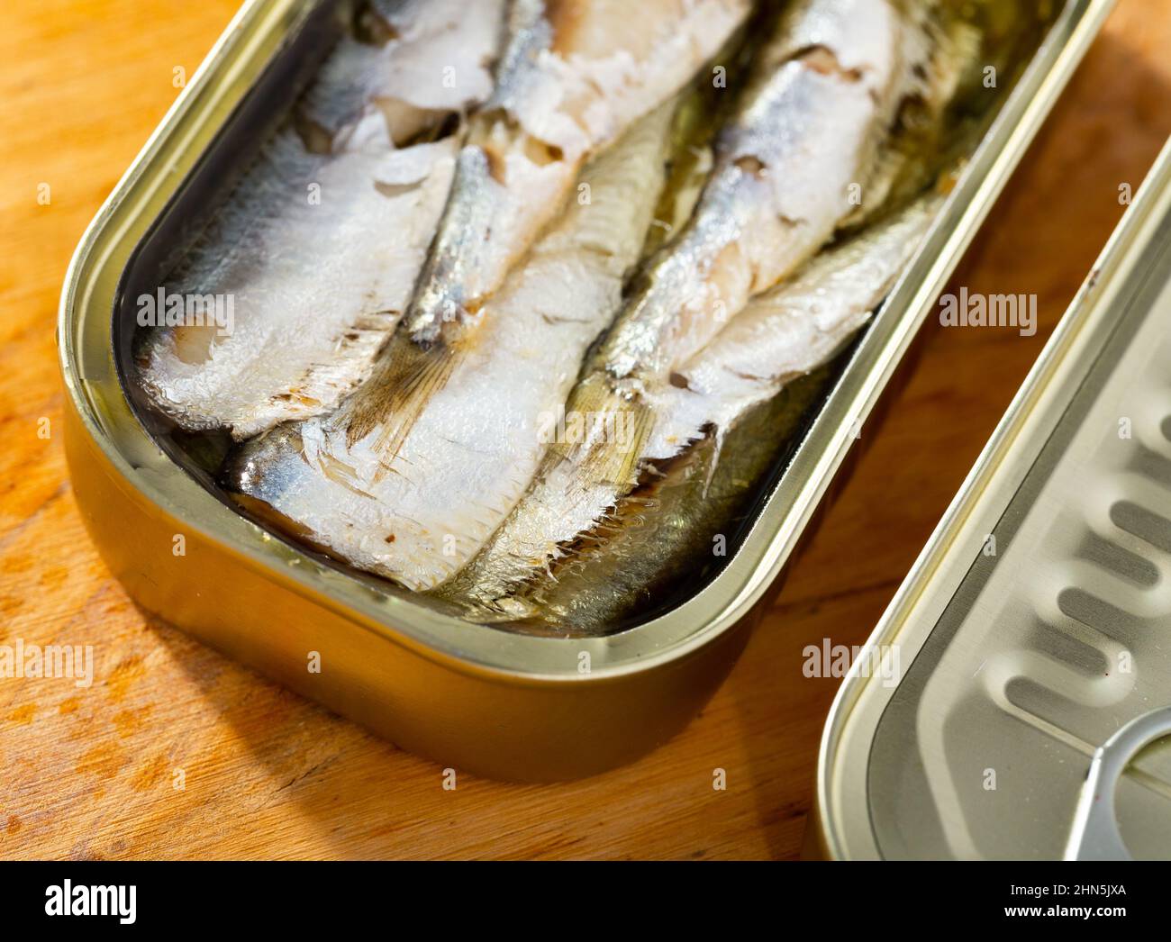 Sardines in oil Stock Photo Alamy