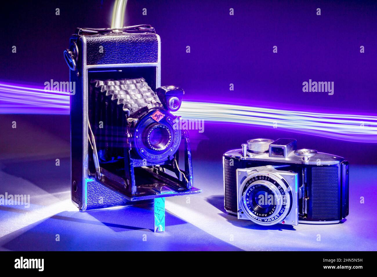 Appareil Photo à Soufflet AGFA Anastigmat Jgestar 7.7 - Format 6.5x9 - Avec Son étui D'origine