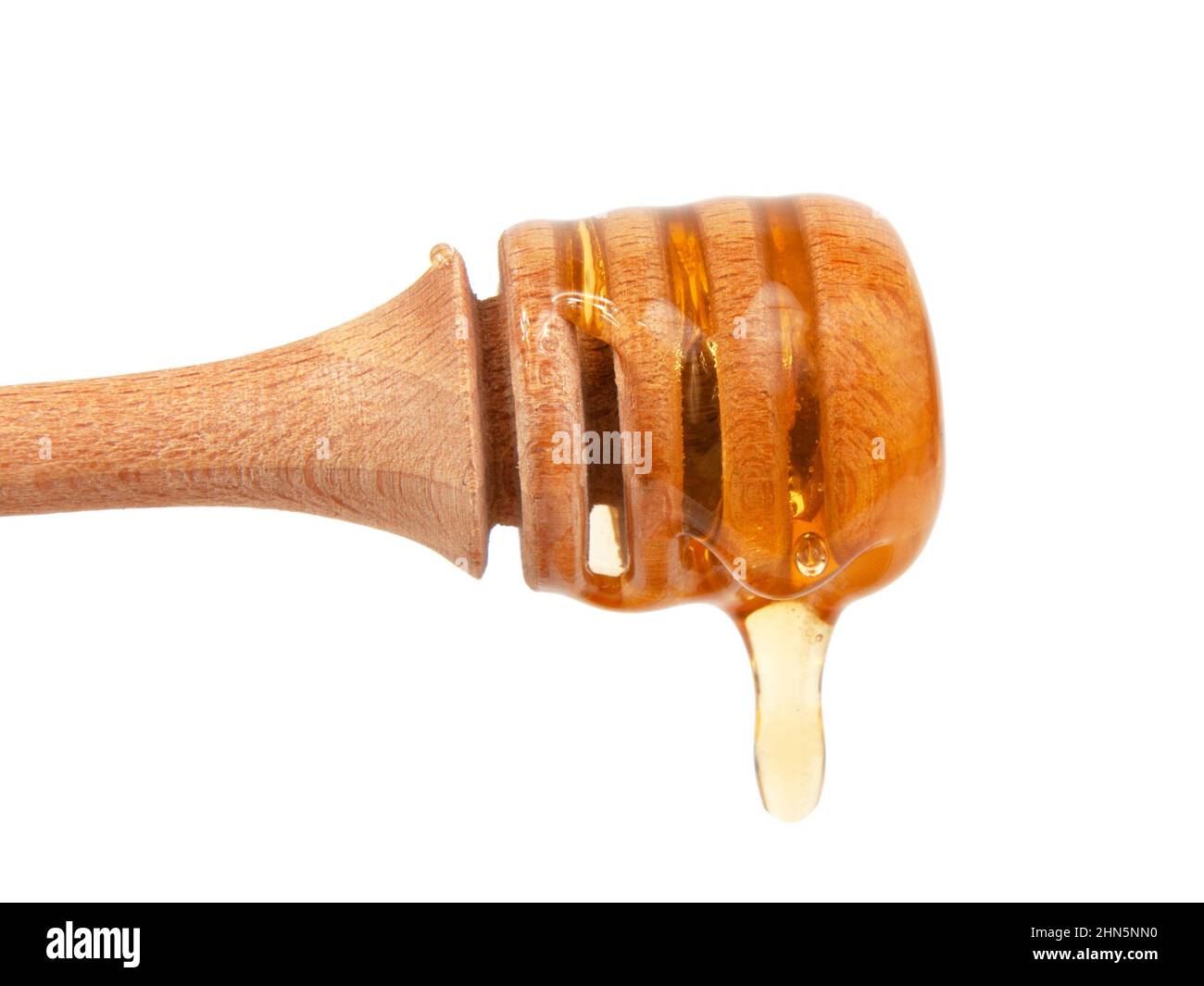 Handmade Lacquered Wooden Honey Serving Spoon
