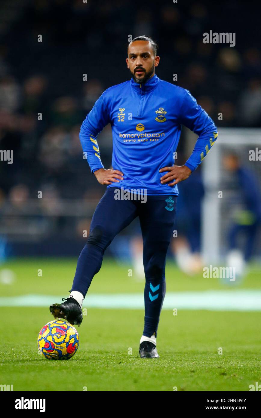 London, England - FEBRUARY 09:Southampton's Theo Walcott during the pre