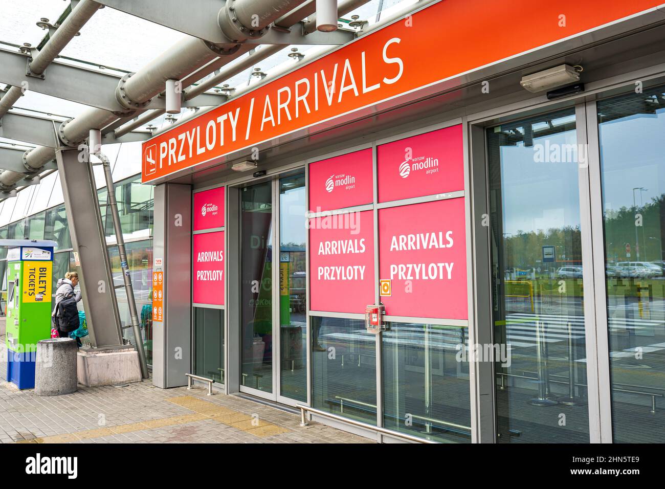 Warsaw airport arrivals hires stock photography and images Alamy