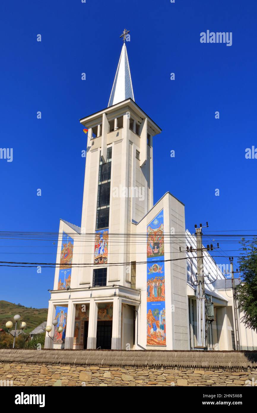 Bogdan Voda, Romania church in maramures, a orthodox church Stock