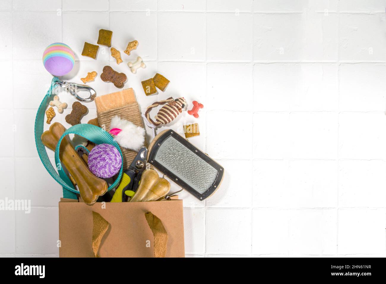 Pet food and accessories, various cat, dog, domestic animals food, toys