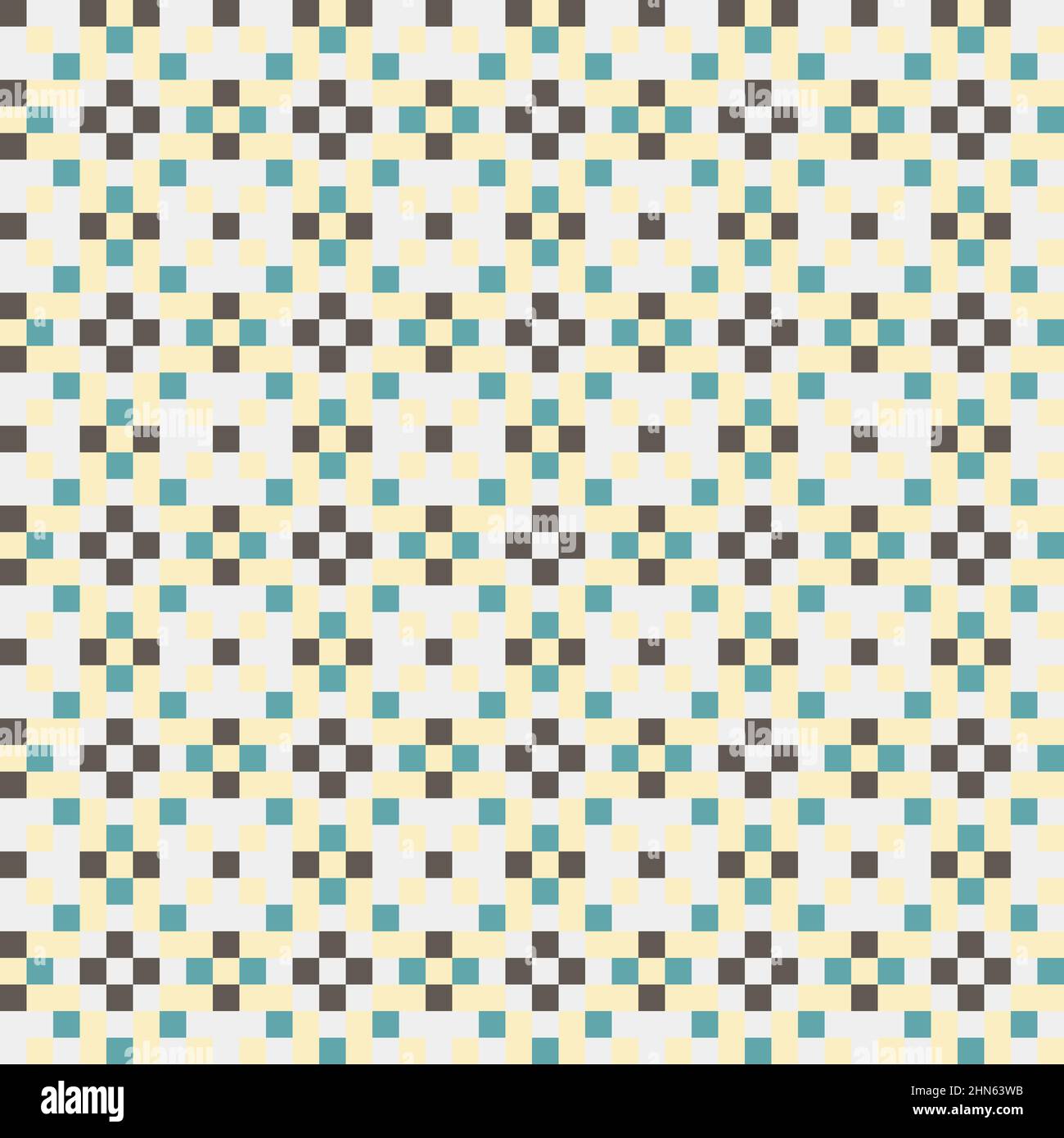 Abstract Cross-Pattern Dotted generative computational art illustration Stock Vector