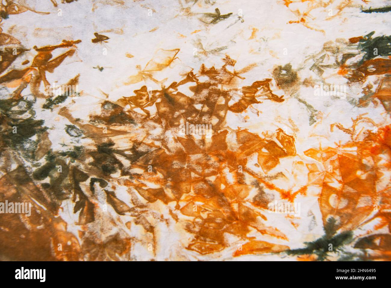 Abstract multicolored spot watercolor texture background Stock Photo