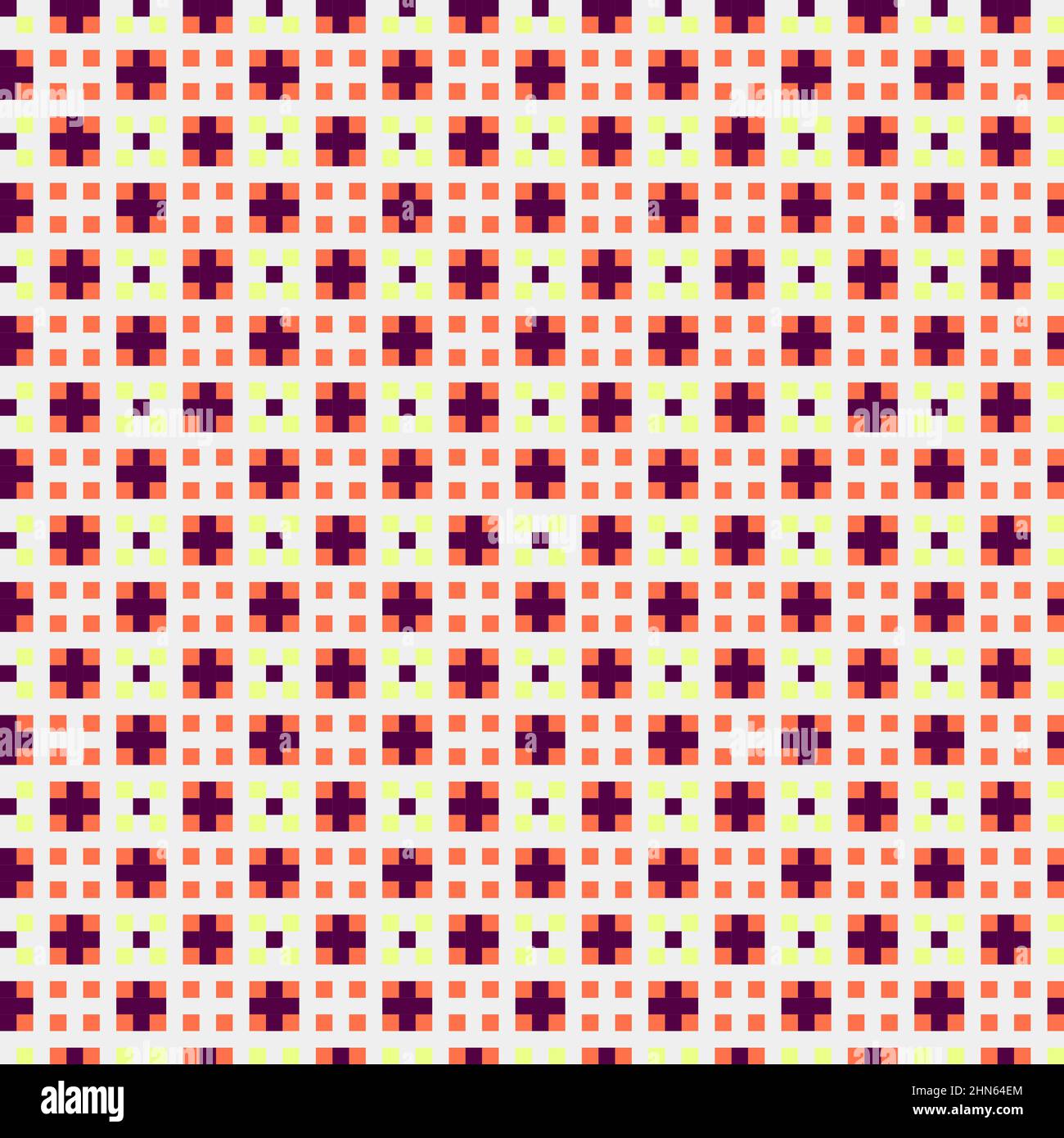 Abstract Cross-Pattern Dotted generative computational art illustration Stock Vector
