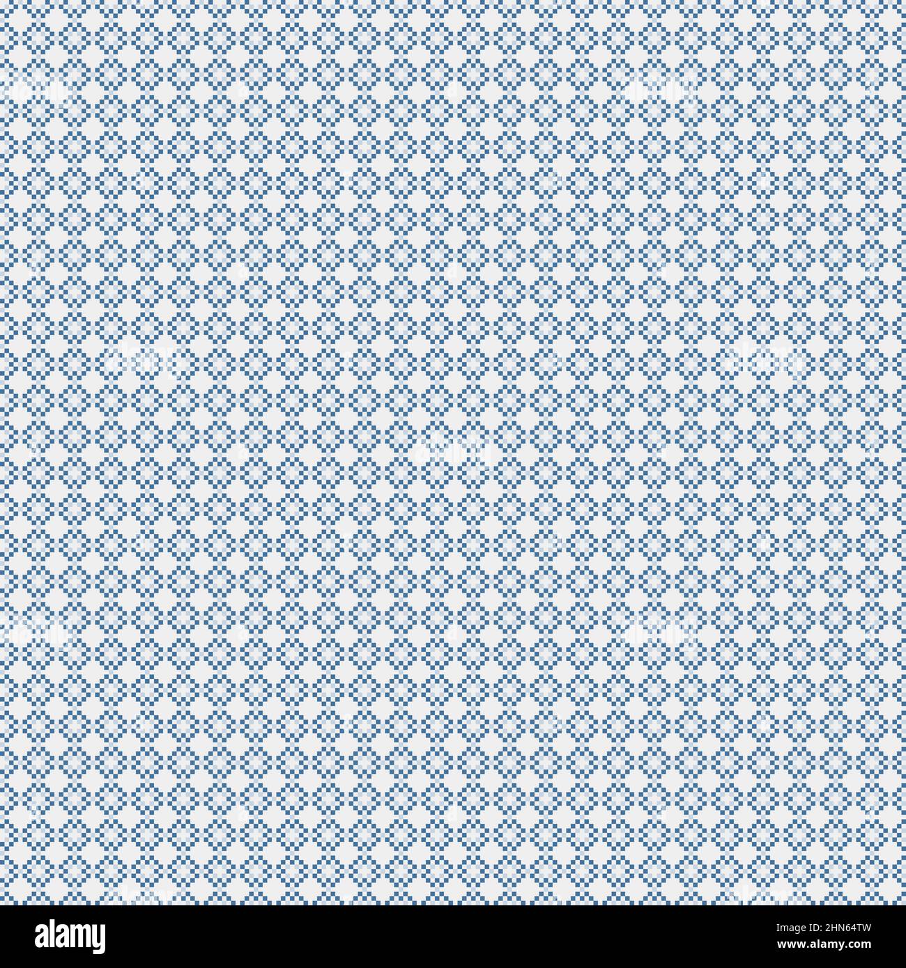 Abstract Cross-Pattern Dotted generative computational art illustration Stock Vector