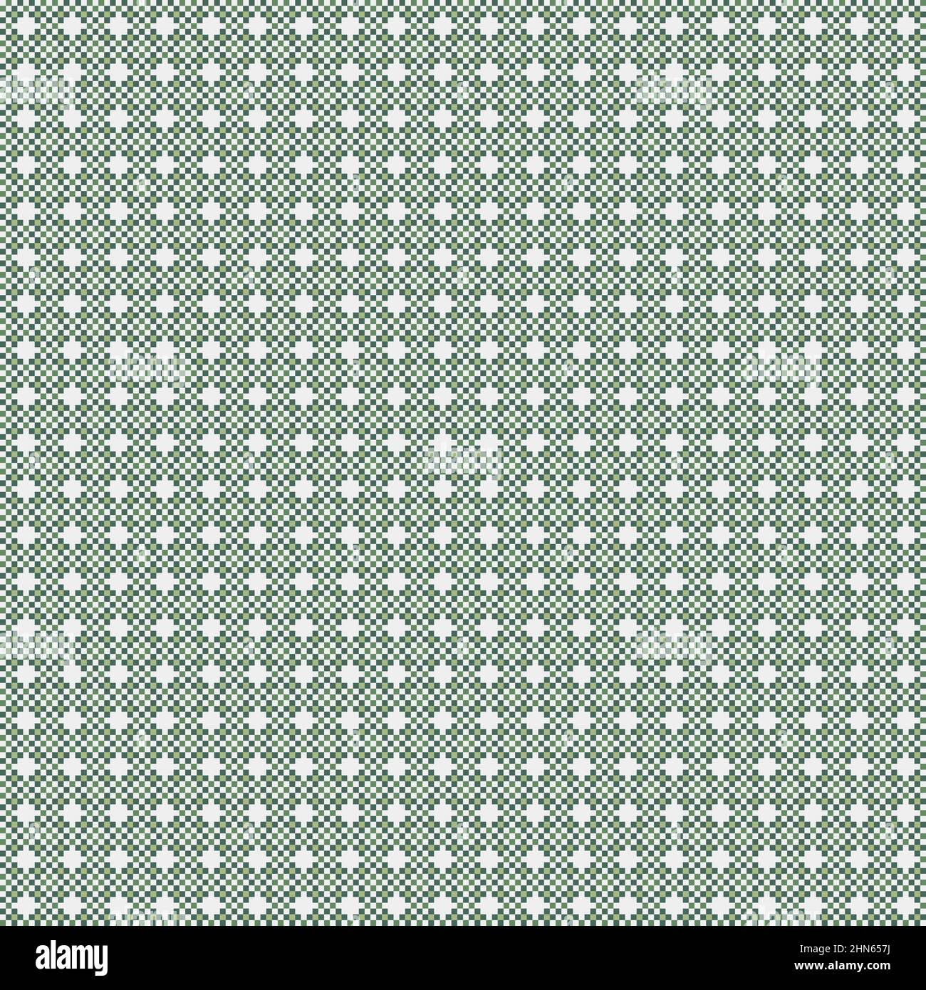Abstract Cross-Pattern Dotted generative computational art illustration Stock Vector