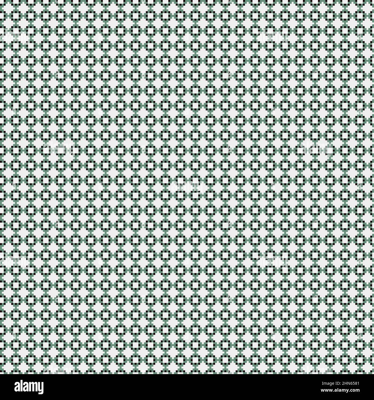 Abstract Cross-Pattern Dotted generative computational art illustration Stock Vector