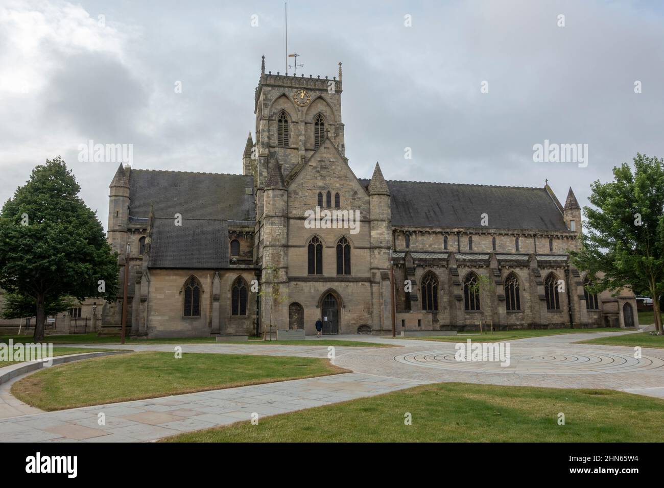 Grimsby Minster, Grimsby, North East Lincolnshire, UK. Stock Photo