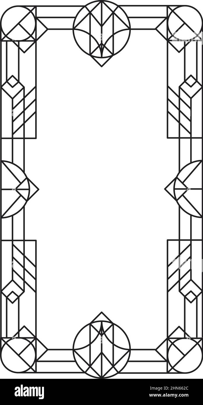 old frame art deco Stock Vector Image & Art Alamy