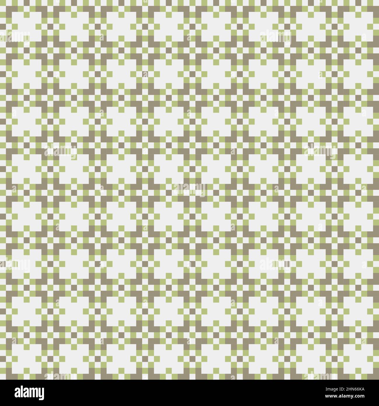 Abstract Cross-Pattern Dotted generative computational art illustration Stock Vector