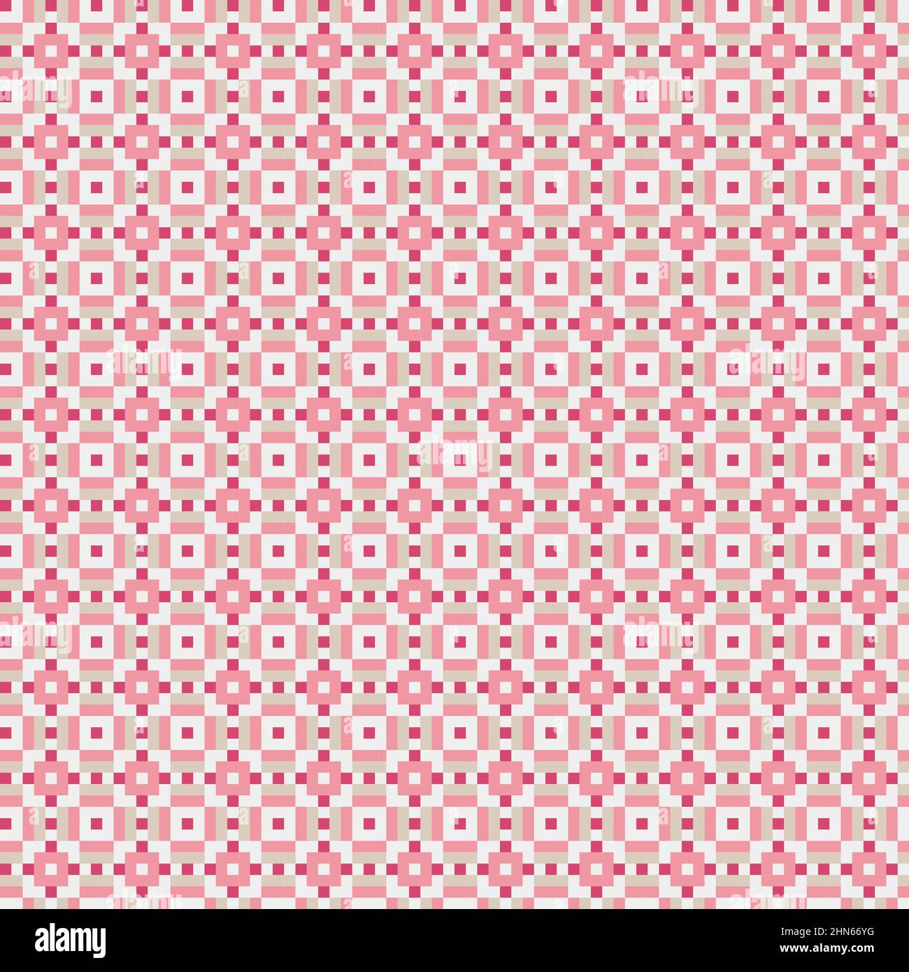 Abstract Cross-Pattern Dotted generative computational art illustration Stock Vector