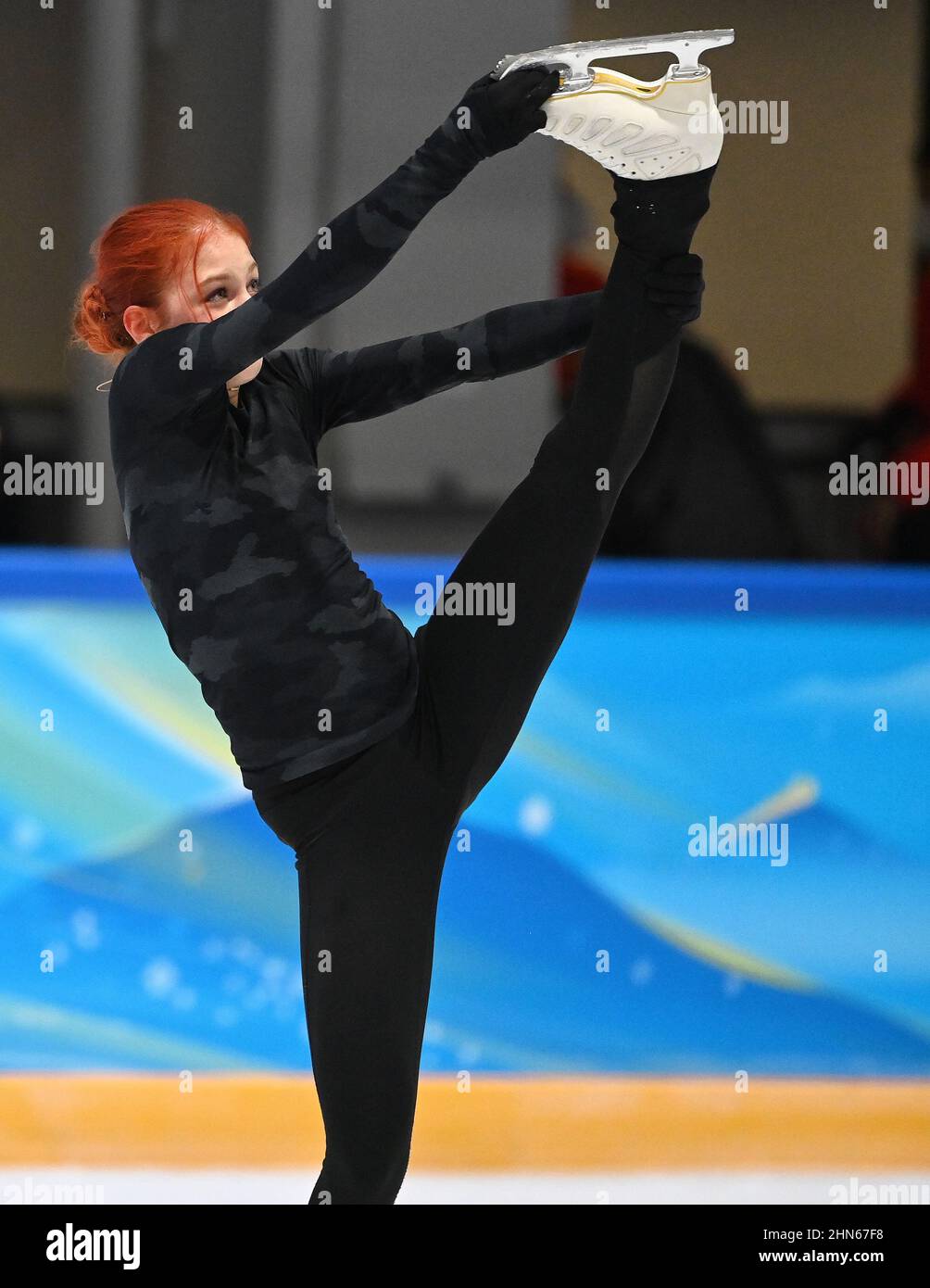 XXIV Winter Olympic Games in Beijing. Training of Russian figure