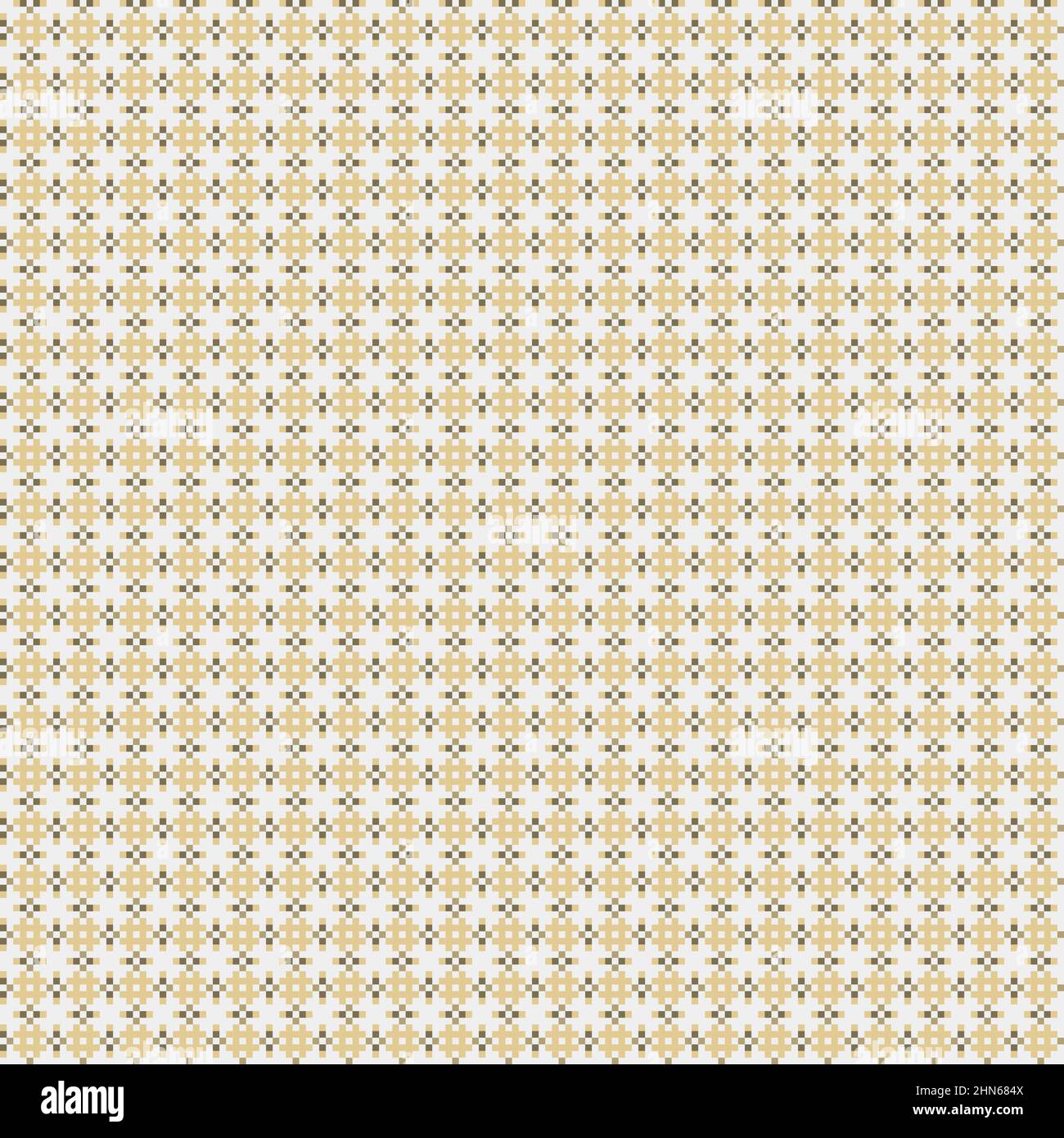 Abstract Cross-Pattern Dotted generative computational art illustration Stock Vector