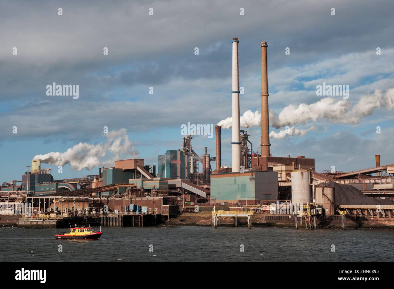 Tata steel factory in Ijmuiden, Netherlands Stock Photo - Alamy