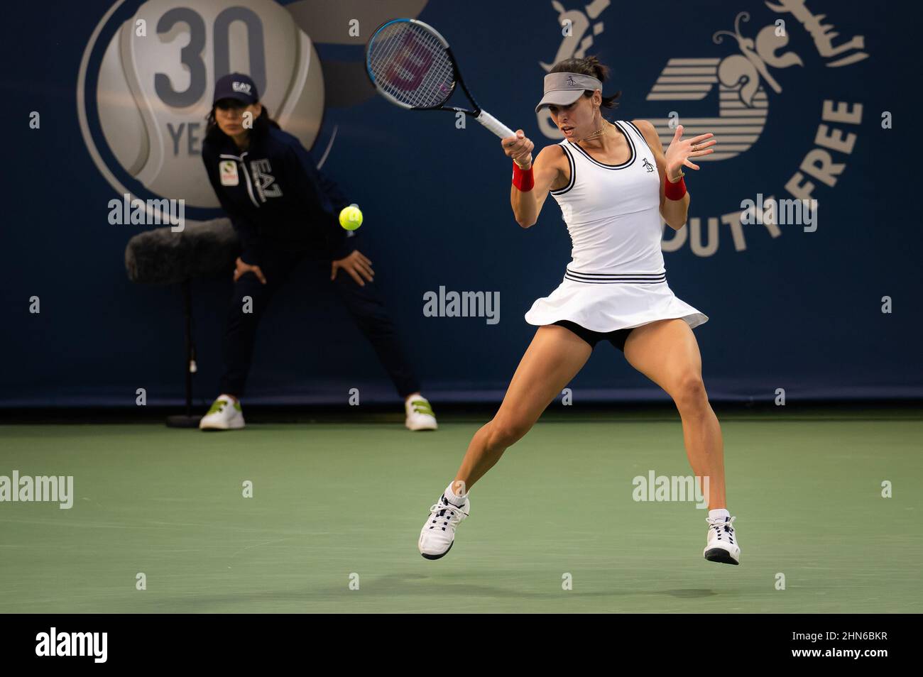 Ajla Tomljanovic of Australia in action during the second round of