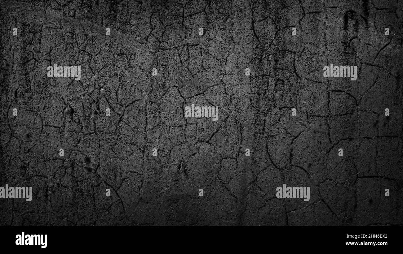 Black wall texture rough background dark concrete floor or old grunge ...