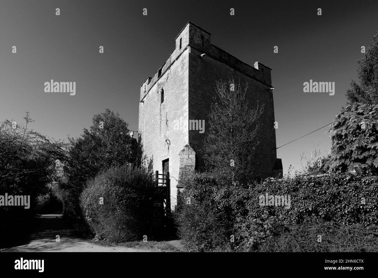 The Longthorpe Tower, Peterborough City, Cambridgeshire, England, UK Stock Photo