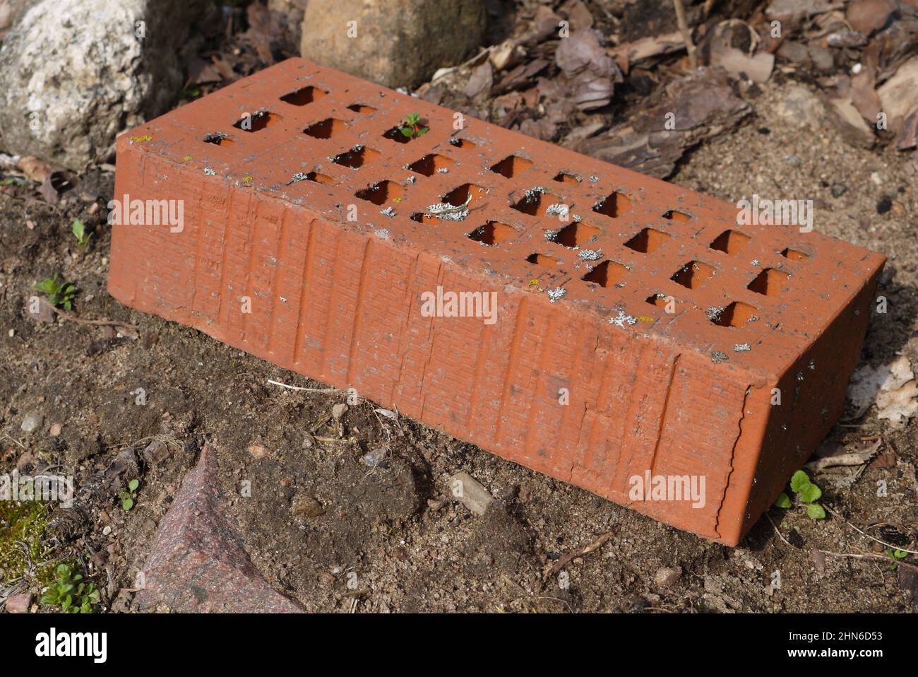 Brick laying on the ground Stock Photo Alamy