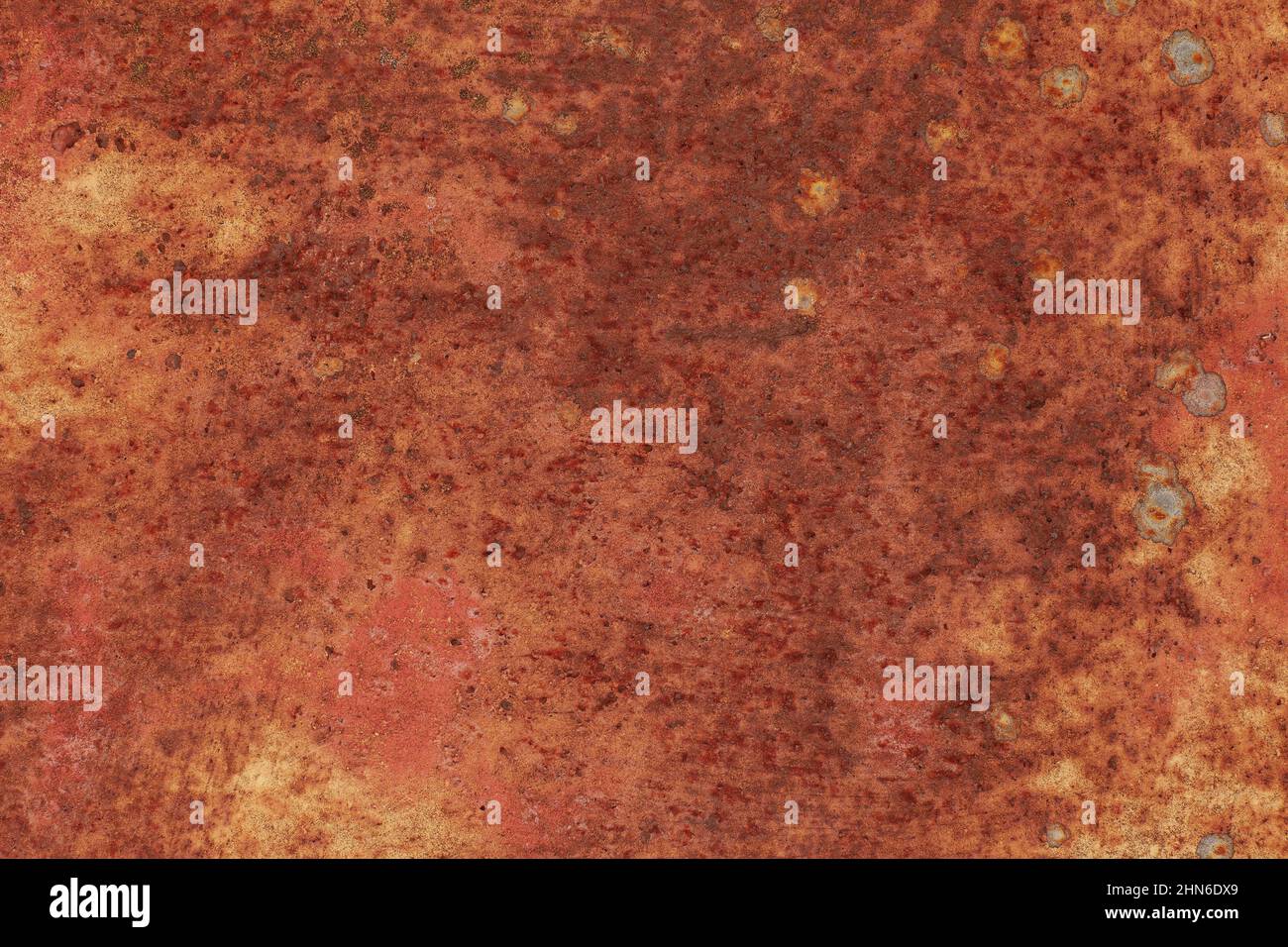 Panoramic grunge rusted metal texture Stock Photo