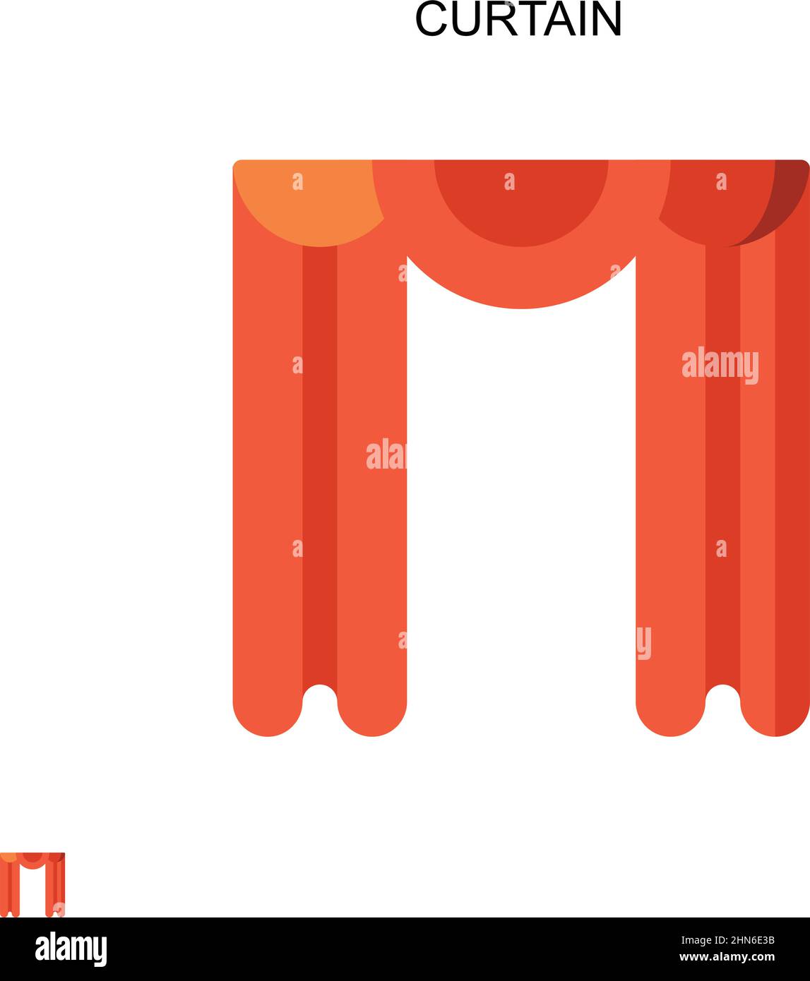 Open curtain Stock Vector Images - Alamy