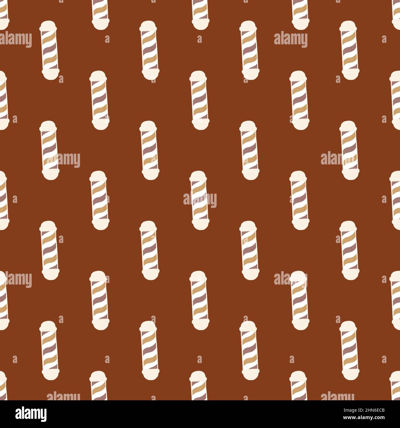 Barber's pole seamless pattern. Barbershop background. Repeated texture ...