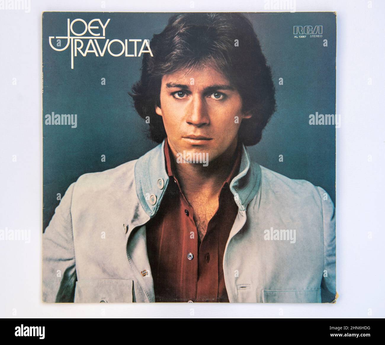 LP cover of the self-titled debut album by Joey Travolta, which was released in 1978. Stock Photo