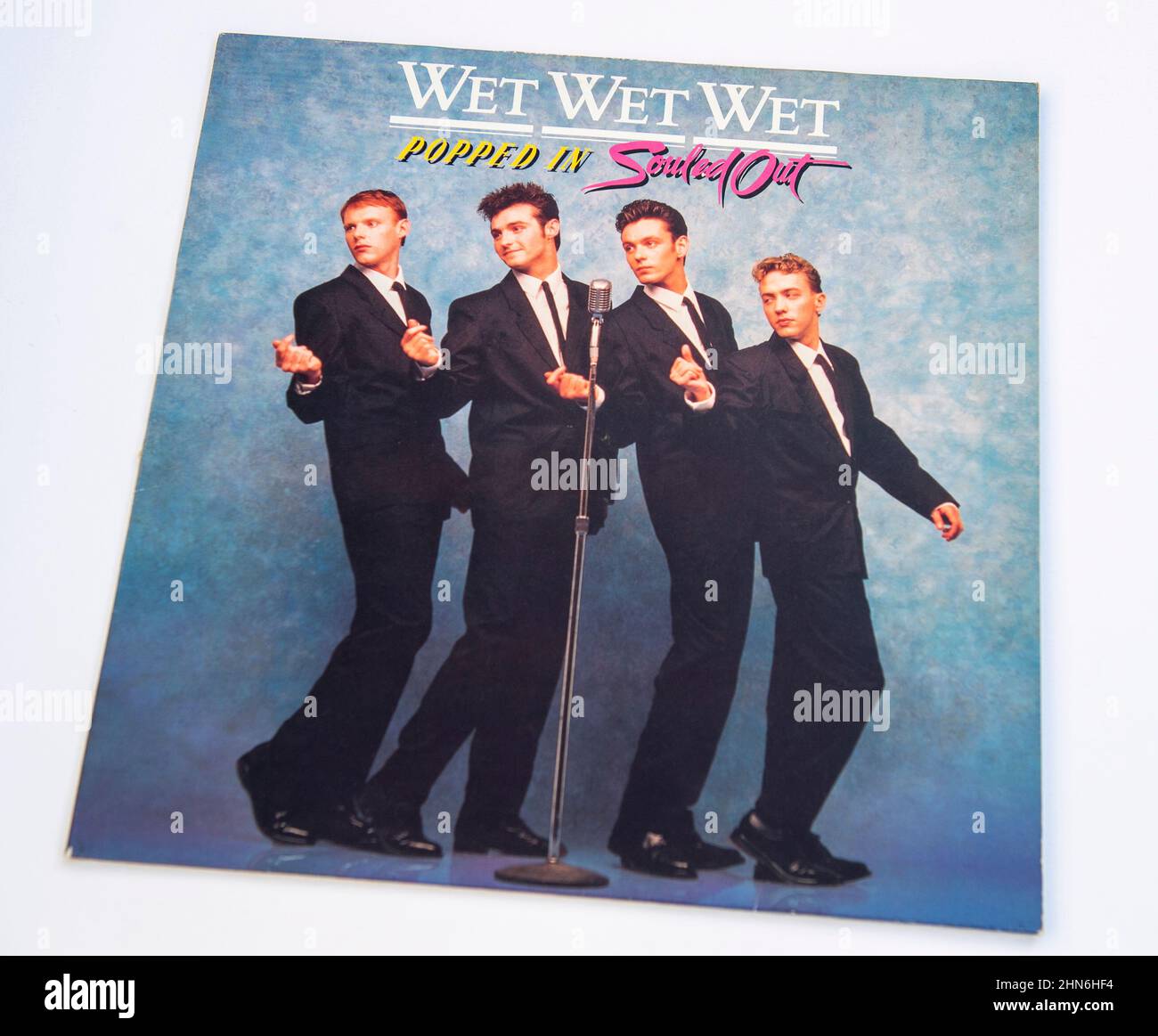 LP cover of In Souled Out, the debut studio by Wet Wet which was released in 1987 Stock - Alamy