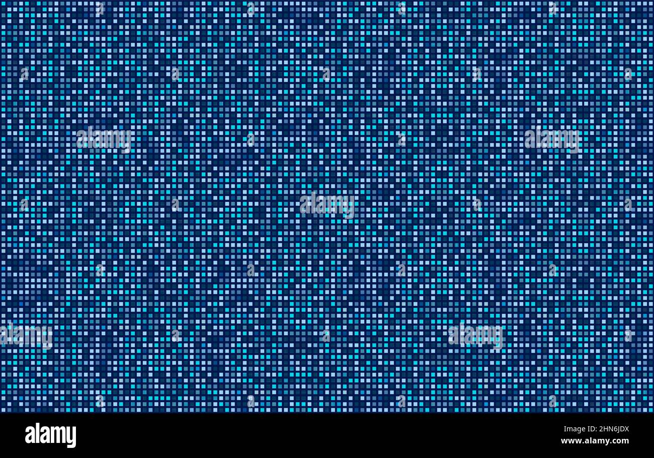 abstract blue dotted mosaic background, tiled vector illustration background Stock Vector