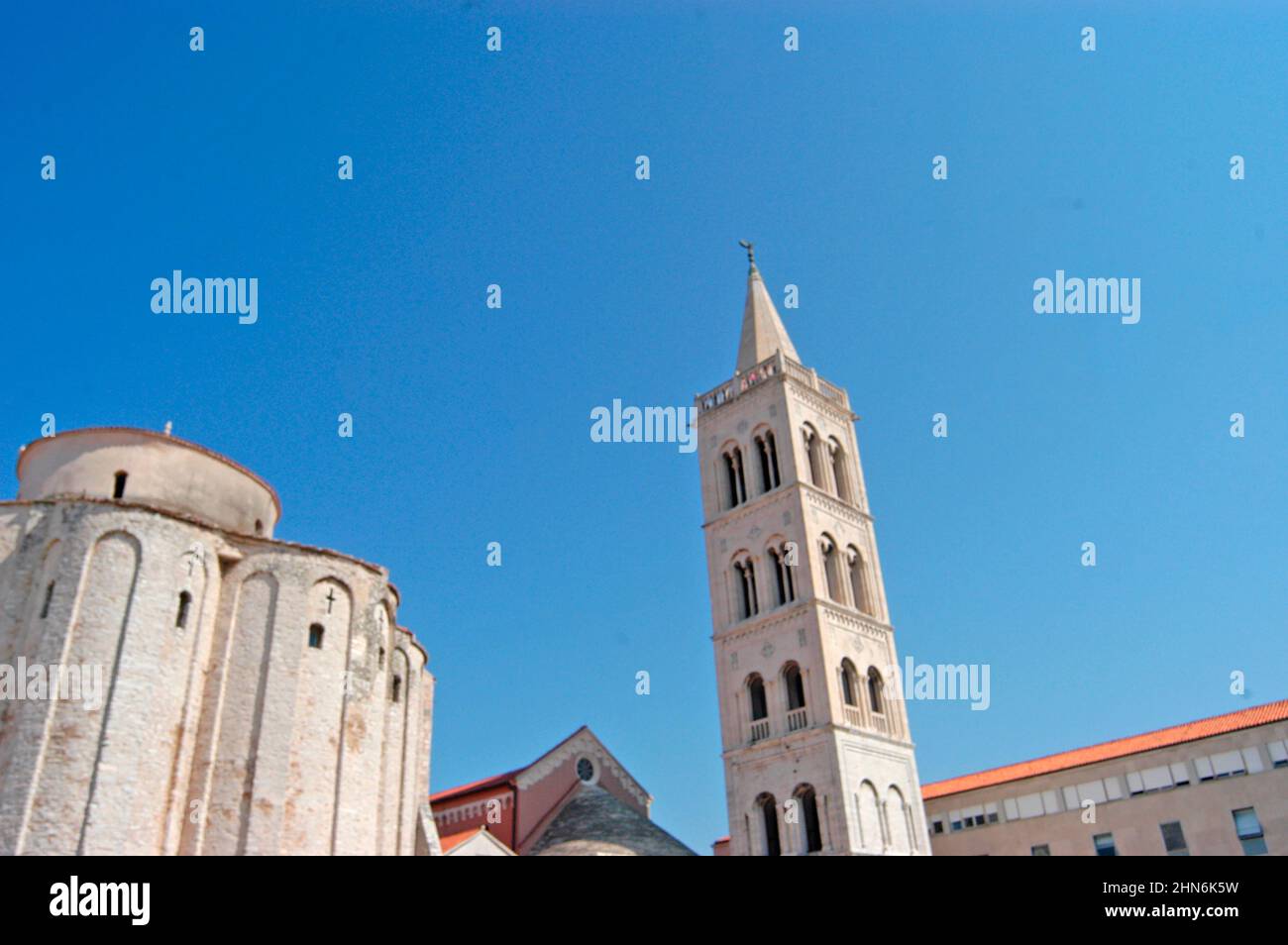 Church of St Donatus in Zadar on Dalmatian Coast of Croatia Stock Photo