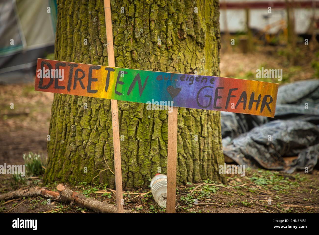 Widerstand in Lützerath Stock Photo