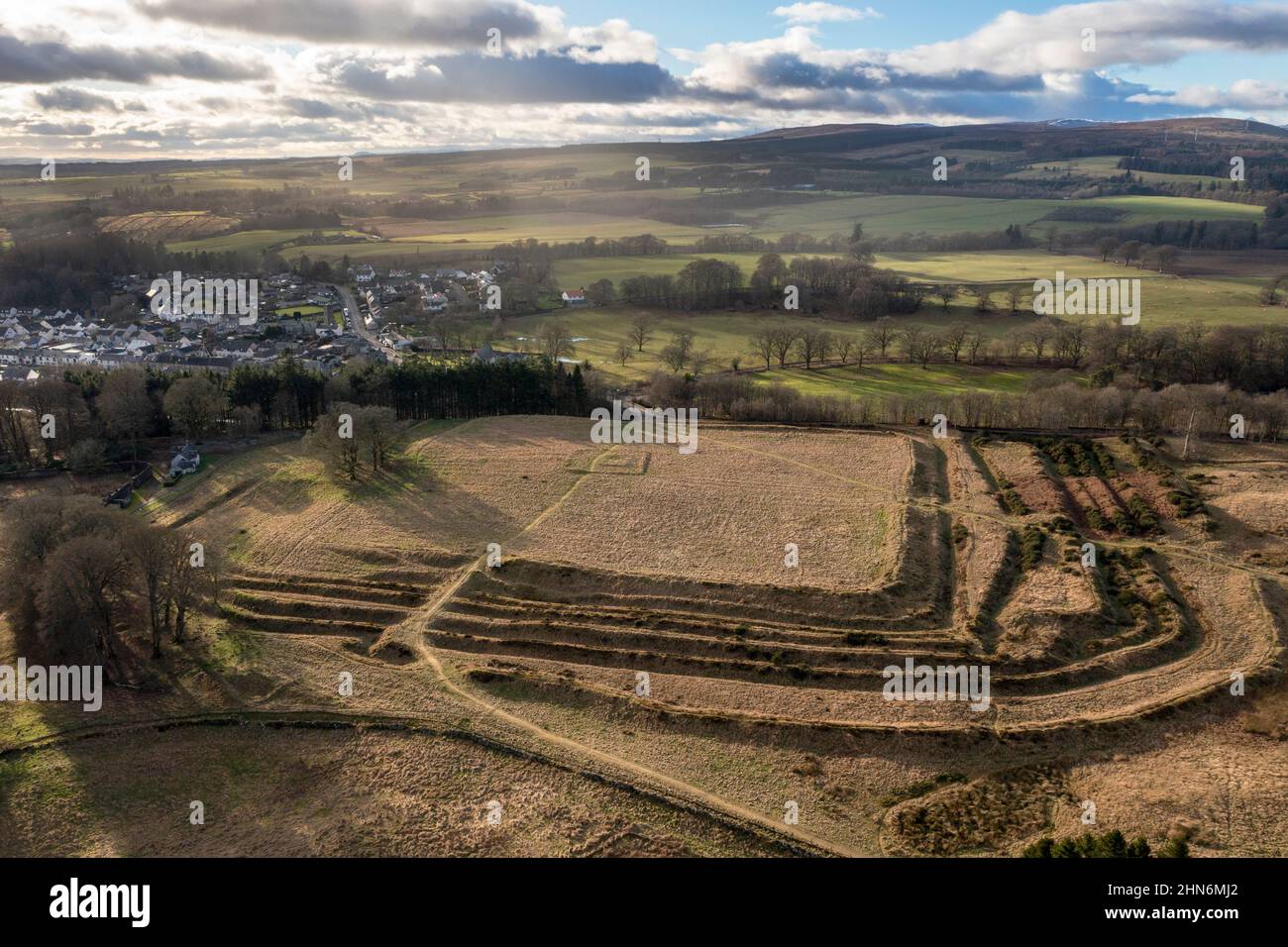 Ardoch roman fort scotland hires stock photography and images Alamy