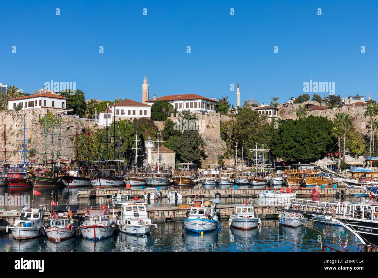 The Old Port of Antalya - Antalya, Turkey Stock Photo