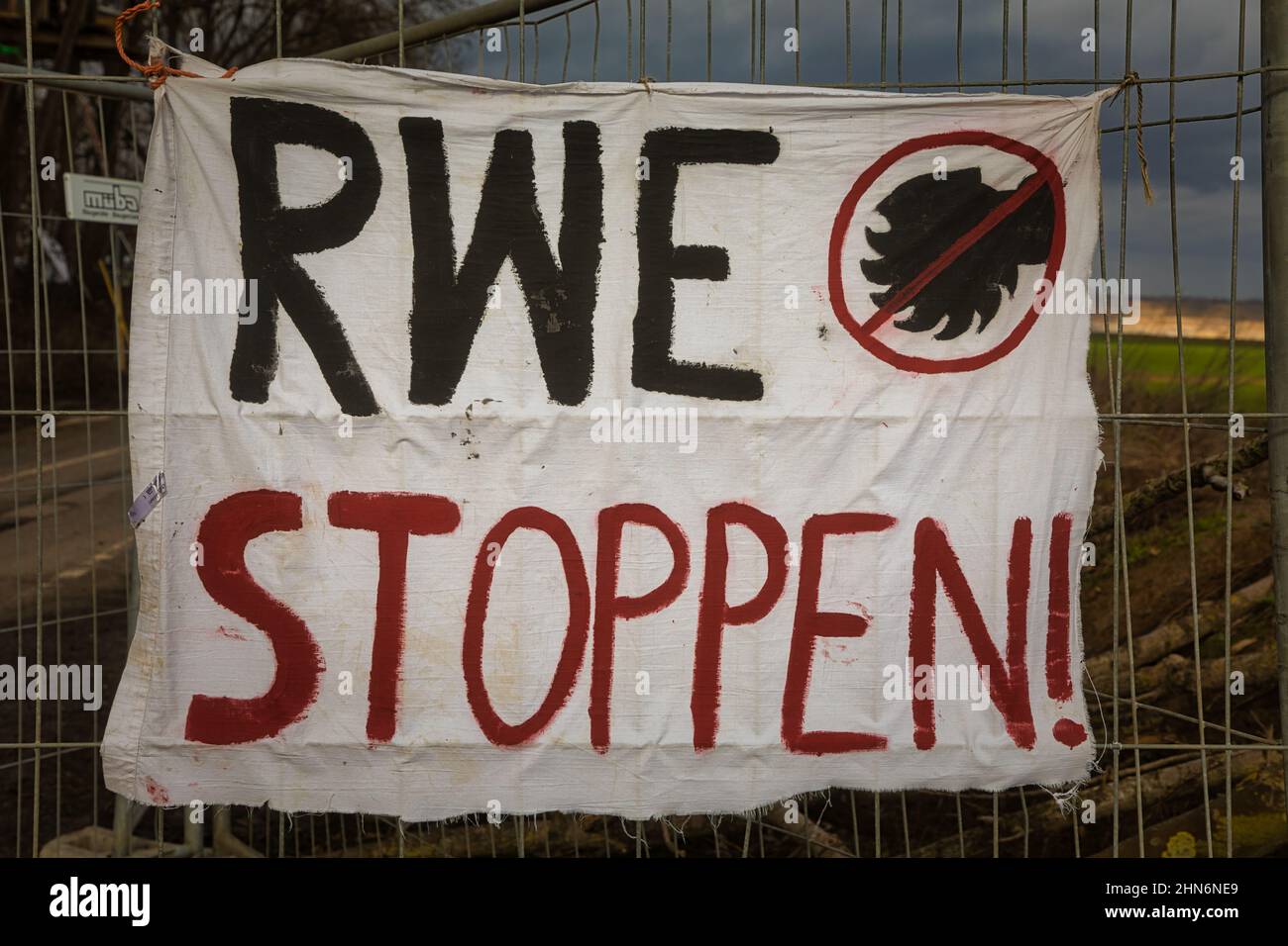 Widerstand in Lützerath Stock Photo