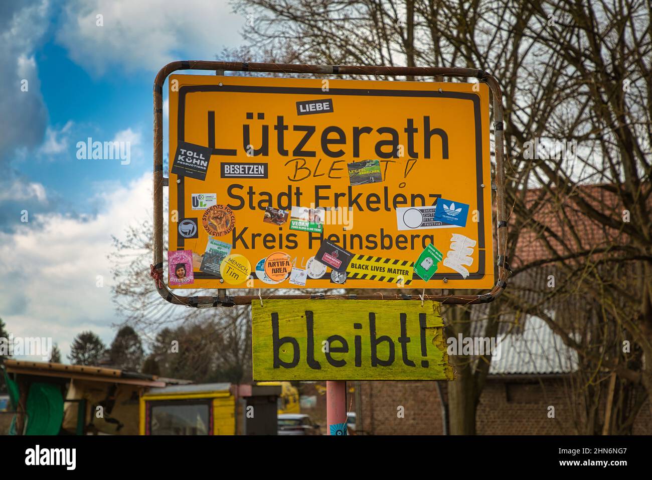 Widerstand in Lützerath Stock Photo