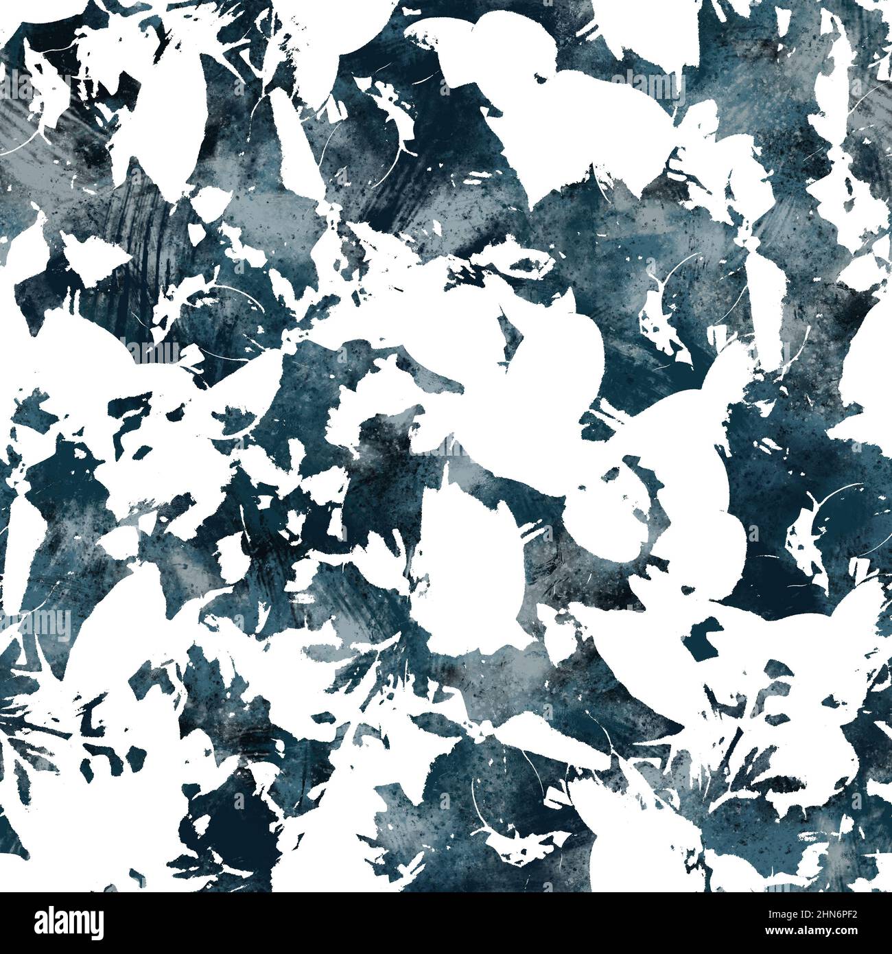 Seamless navy blue and white abstract grungy seamless surface pattern ...