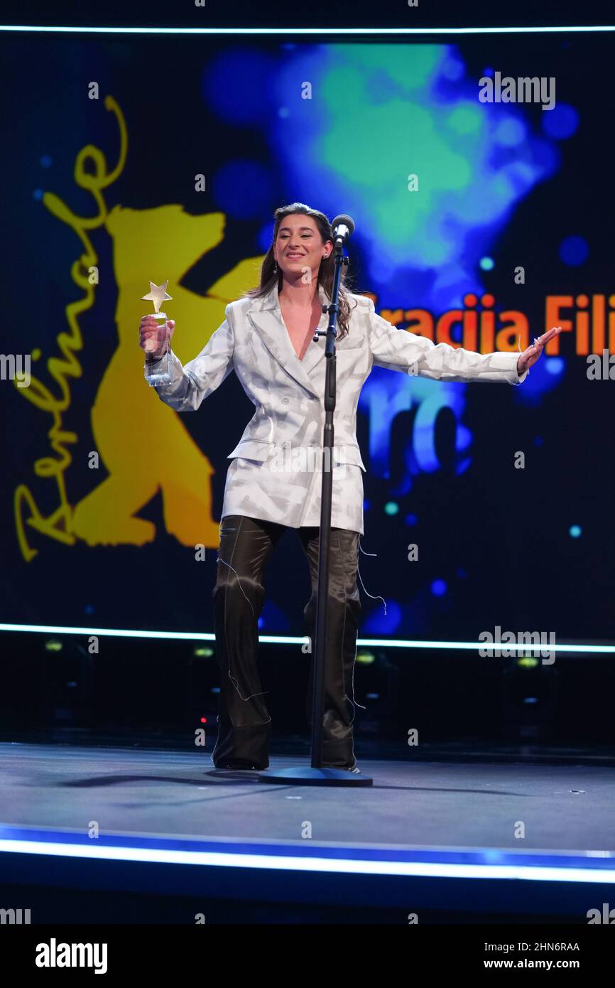 Berlin, Germany. 14th Feb, 2022. Croatian actress Gracija Filipovi· is one of the Shooting Stars 2022. The 72nd International Film Festival will be held in Berlin from Feb. 10-20, 2022. Credit: Joerg Carstensen/dpa/Alamy Live News Stock Photo