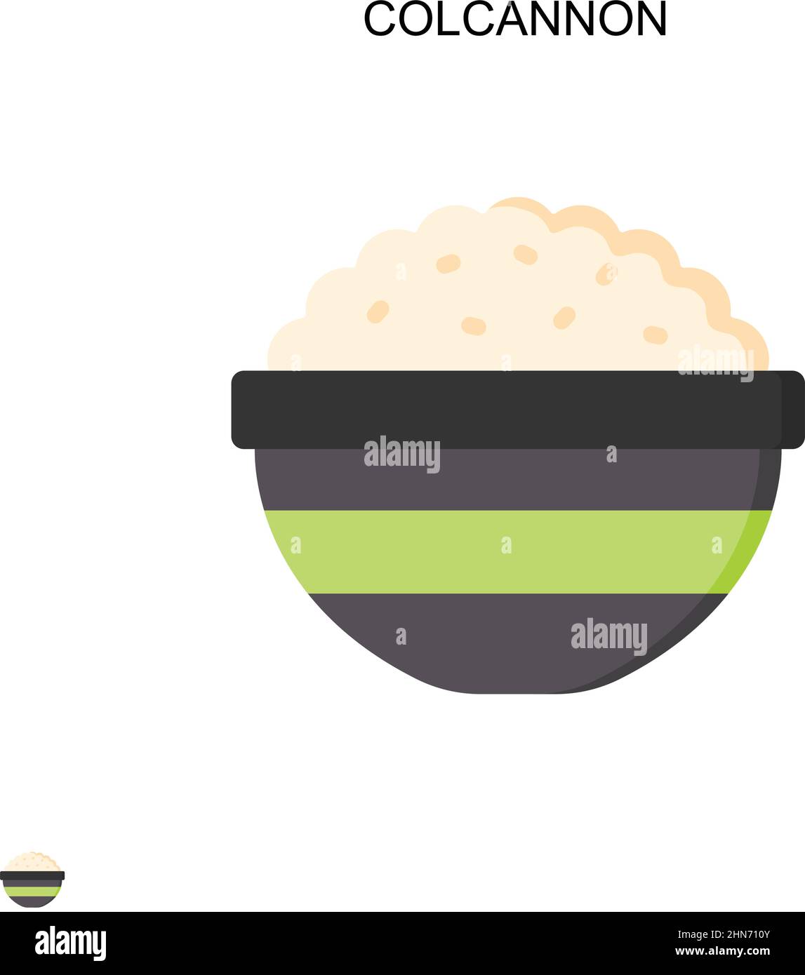 Kale cooked Stock Vector Images - Alamy