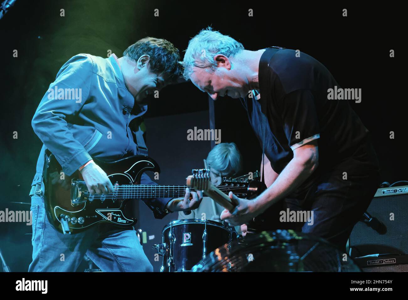 Southampton Uk 12th Feb 22 L R Guitarist And Lead Singer Mark Syd Mcgouden And Simon Stebbing Former Guitarist And Vocalist With British Band The Purple Hearts With Mod Revival Supergroup The Deep