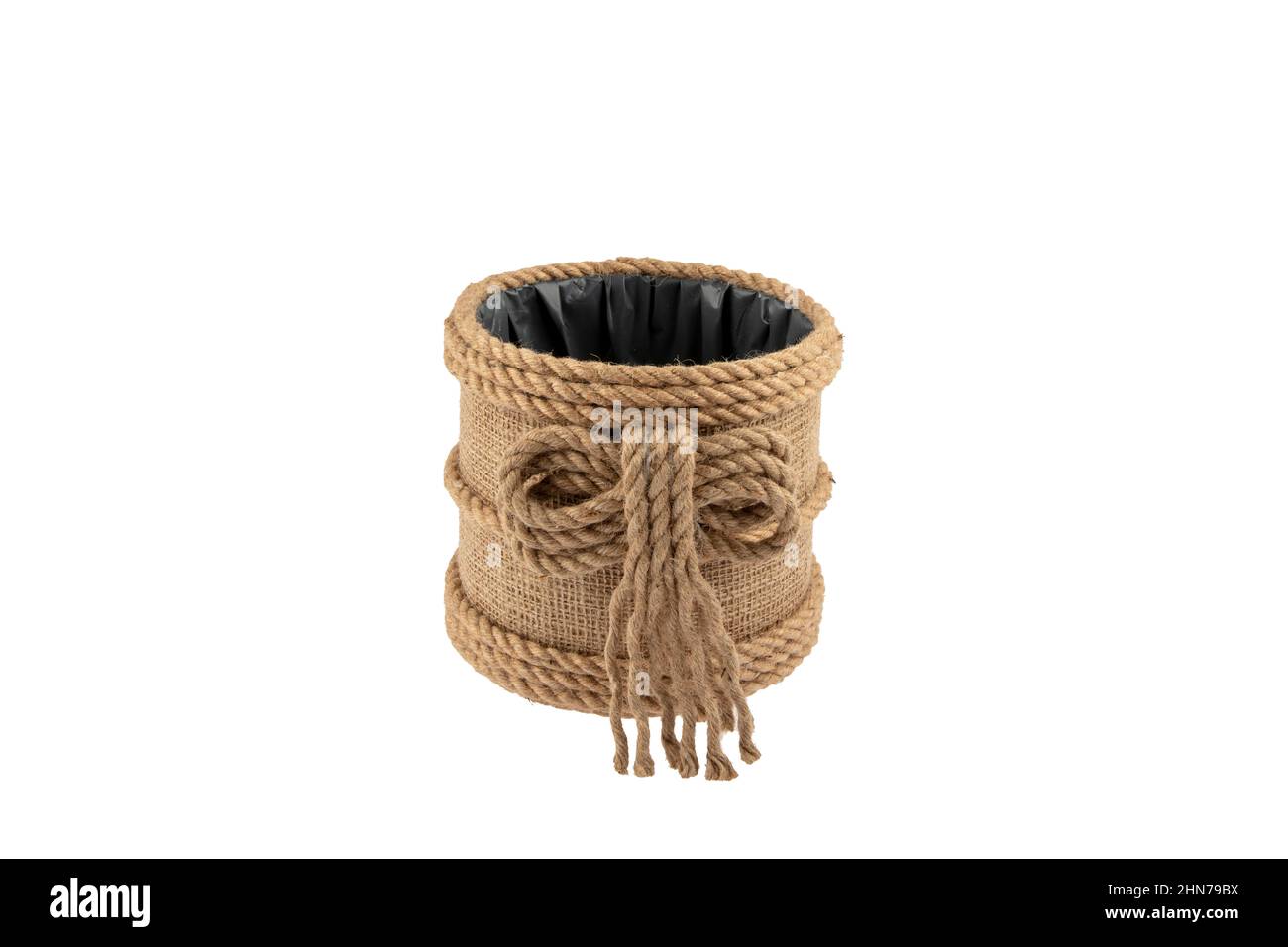 linen yarn box. Jute Rope Bag, Basket, Natural Jute Twine Bag, Baskets