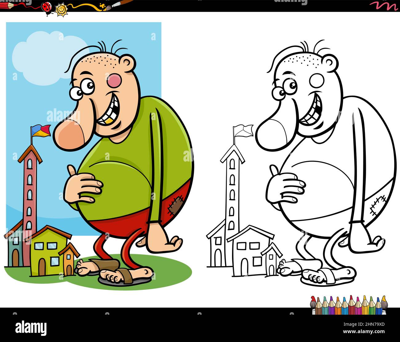 Giant Cartoon Characters