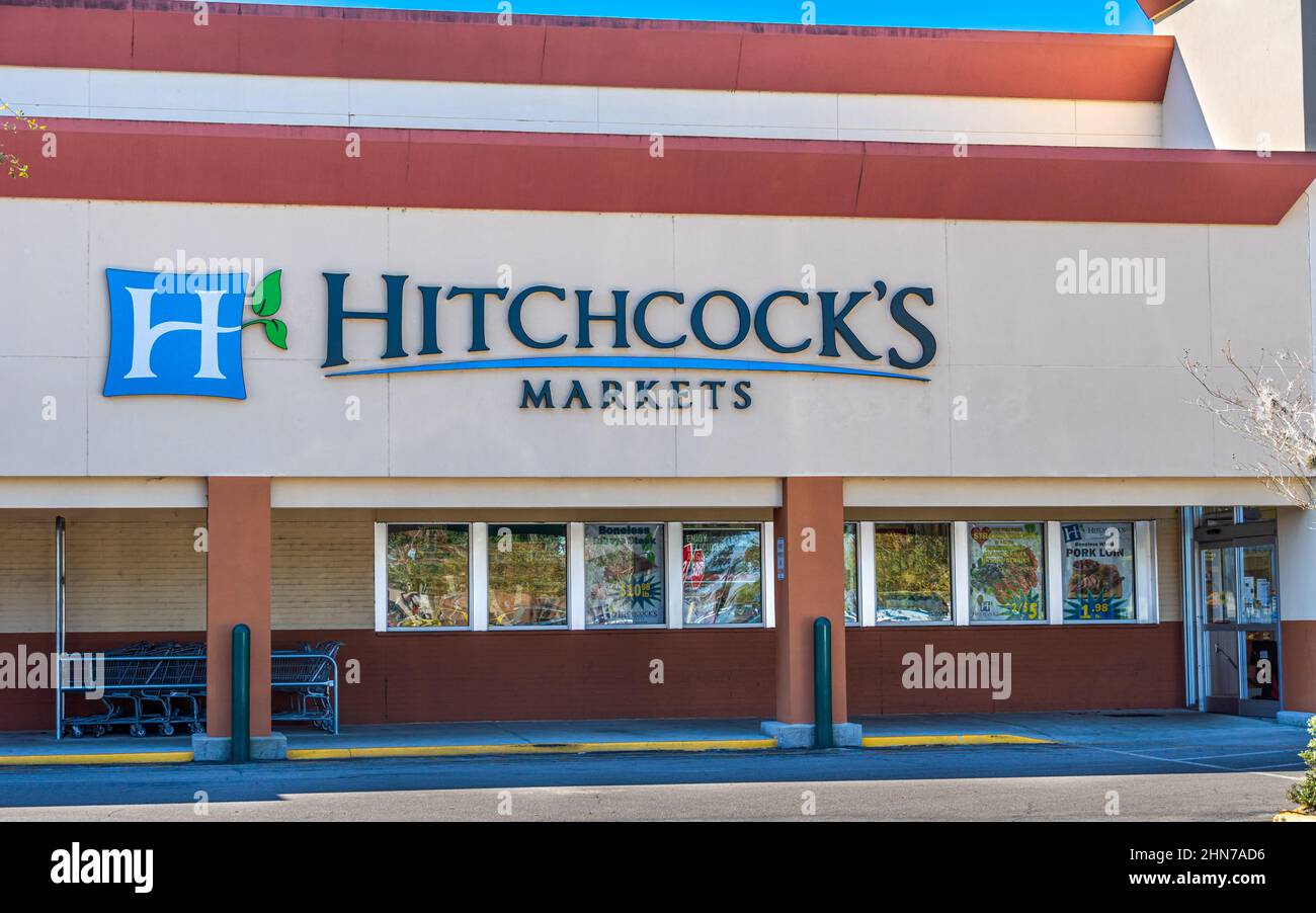 Hitchcock's Markets, a central Florida regional supermarket chain - Homosassa, Florida, USA Stock Photo