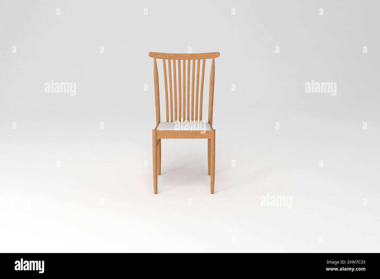 3D rendered chair isolated on a white background Stock Photo - Alamy